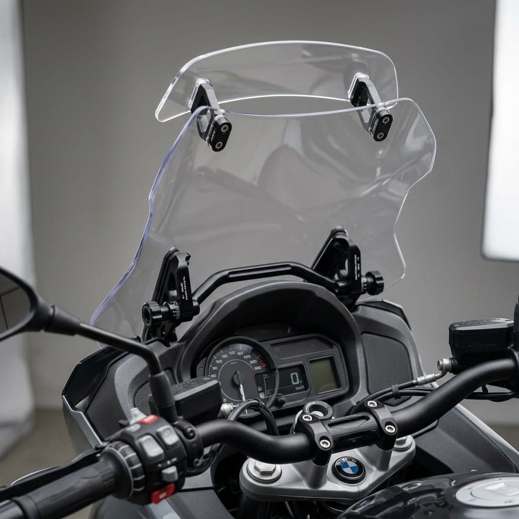 Cúpula alta touring WRS (+12cm) con deflectores de puños integrados